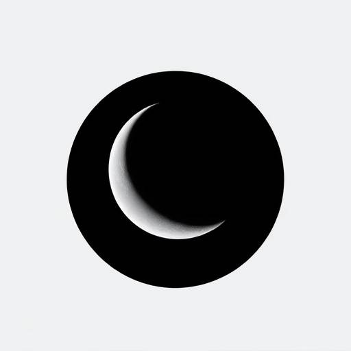 Icon of a moon representing dark mode toggle